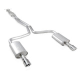 Stainless Works TA10ECOCB - 2010-18 Ford Taurus SHO V6 2-1/2in Catback Chambered Mufflers X-Pipe