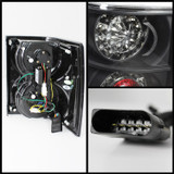 Spyder 5070111 - Land Rover Range Rover HSE 03-05 LED Tail Lights Black ALT-YD-LRRRH03-LED-BK