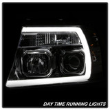 Spyder 5084637 - 04-08 Ford F-150 Light Bar Projector Headlights - Chrome (PRO-YD-FF15004V2-LB-C)