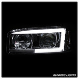 Spyder 5084620 - GMC Sierra 1500/2500/3500 99-06 V2 Projector Headlights - DRL - Chrome PRO-YD-CDE00V2-LB-C