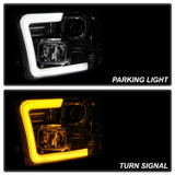 Spyder 5086259 - 09-16 Dodge Ram 1500 Ver 2 Proj Headlight - Light Bar Turn Signal - Chro - PRO-YD-DR09V2-SB-C