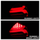 Spyder 5085726 - 15-17 Ford Focus Hatch LED Tail Lights w/Indicator/Reverse - Red Clr (ALT-YD-FF155D-LED-RC)