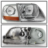Spyder 9042645 - xTune 97-03 Ford F-150 4pc OEM Style Headlights w/Corner - Chrome (HD-JH-FF15097-L-SET-C)