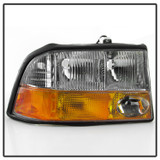 Spyder 9042690 - xTune 98-01 GMC Jimmy S15 (w/Fog Lights) OEM Headlights w/Amber Bumper - Chrm (HD-JH-GS1598-OE-C)