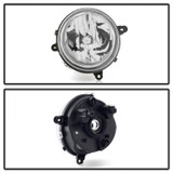 Spyder 9042751 - xTune 07-17 Jeep Patriot (w/o Auto Leveling Lights) OEM Style Headlights - Chrome (HD-JH-JPA07-OE-C)