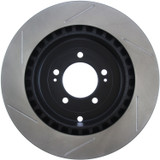 StopTech 126.46075SL - Power Slot 08-09 Evo 10 Slotted Left Rear Rotor
