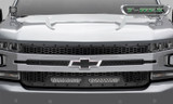 T-Rex 7311261-BR - 2019-2021 Silverado 1500 Stealth Laser Torch Grille, Black, 1 Pc, Replacement, Black Studs, Incl. (2) 10 inch LEDs - PN #
