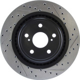 StopTech 127.44158L - Sport Drilled & Slotted Rotor - Front Left