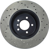 StopTech 128.34071CR - Sport Cryo Cross Drilled Brake Rotor; Front Right