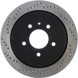 StopTech 128.62071R - Sport Cross Drilled Brake Rotor; Rear Right