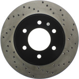StopTech 128.65100L - Sport Cross Drilled Brake Rotor; Front Left