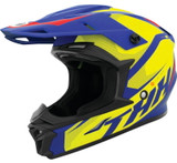 THH Helmets 647864 - T710XR Airtech Blue/Yellow Youth - Small