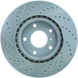 StopTech 227.42074L - Select Sport Drilled and Slotted Brake Rotor; Front Left