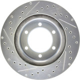 StopTech 227.44112L - Select Sport Drilled and Slotted Brake Rotor; Front Left