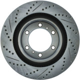 StopTech 227.44174L - Select Sport Drilled and Slotted Brake Rotor; Front Left