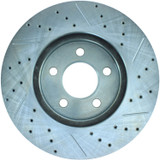 StopTech 227.61072R - Select Sport Drilled and Slotted Brake Rotor; Front Right StopTech 227.61072R - Select Sport Drilled and Slotted Brake Rotor; Front Right