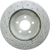 StopTech 227.61044L - Select Sport Drilled and Slotted Brake Rotor; Front Left
