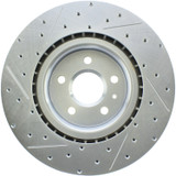 StopTech 227.62124L - Select Sport Drilled and Slotted Brake Rotor; Front Left