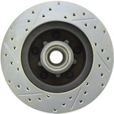 StopTech 227.62000L - Select Sport Drilled and Slotted Brake Rotor; Front Left