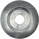 StopTech 227.65119L - Select Sport Drilled and Slotted Brake Rotor; Front Left