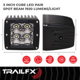 TrailFX 2X2CSPPR - Driving/ Fog Light - LED