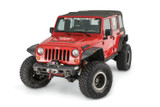 Warn 101410 - ELITE STUBBY FRONT BUMPER JEEP JK W/OUT GUARD