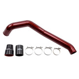 Wehrli WCF100352-GF - 04.5-10 Chevrolet 6.6L LLY/LBZ/LMM Duramax Driver Side 3in Intercooler Pipe - Grape Frost