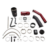 Wehrli WCF100486-RED - 04.5-07 Dodge 5.9L Cummins S400 Turbo 2nd Gen Swap Kit (No Turbo/Manifold) - WCFab Red