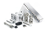 Weigh Safe WS10-3-KA - 10in Drop Hitch w/Built-in Scale & 3in Shank (10K/21K GTWR) w/WS05 - Aluminum