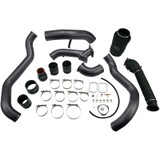 Wehrli WCF100712-GRY - 01-04 Chevrolet 6.6L LB7 Duramax High Flow Intake Bundle Kit - WCFab Grey