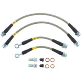 StopTech 950.40512 - 2006-2014 Honda Ridgeline Stainless Steel Rear Brake Lines