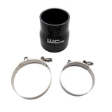Wehrli WCF207-115 - 3in x 3.5in ID Straight Reducer x 4in Long Silicone Boot & Clamp Kit