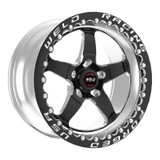 Weld 71MB510A75F - S71 15x10.33 / 5x4.5 BP / 7.5in. BS Black Wheel (Medium Pad) - Black Single Beadlock MT