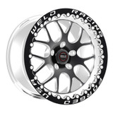 Weld 77MB7105J73F - S77 17x10.5 / 5x112mm BP / 7.3in. BS Black Wheel (Medium Pad) - Beadlock