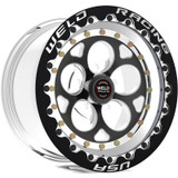 Weld 792B510212F - Magnum III 15x10 / 5x4.5 BP / 6.5in. BS Black Wheel - Black Single Beadlock MT