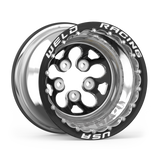 Weld 83B-512210MB - Alpha-1 15x12 / 5x4.5 BP / 5in. BS Black Wheel - Black Double Beadlock MT