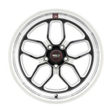 Weld S10790565P50 - S107 19X10.5 Laguna 5X114.3 ET50 BS7.75 Gloss Black MIL Dia 72.56
