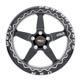 Weld S156B0084P38 - S156 15x10 Ventura 6 Drag 6x139.7 ET38 BS7.00 Gloss BLK MIL DIA 106.1