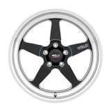 Weld S15570071P30 - S155 17x10 Ventura Drag 5x115 ET30 BS6.70 Gloss BLK MIL DIA 78.1