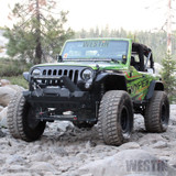 Westin 59-80025 - WJ2 Stubby Front Bumper w/LED Light Bar Mount