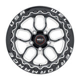Weld S907B0067P25 - S907 15X10 Laguna Beadlock 5X114.3 ET25 BS6.5 Gloss Black MIL Dia 78.1