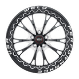 Weld S90880022P45 - S908 18X10 Belmont Drag Beadlock 5X120 ET45 BS7.25 Gloss Black MIL Dia 78.1