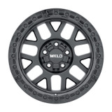 Weld W10478503625 - Off-Road W104 17X8.5 Cinch 5X100 5X114.3 ET38 BS6.25 Satin Black / Gloss Black 72.56