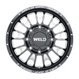 Weld W12108293890 - Off-Road W121 20X8.25 Scorch Front 8X210 ET108 BS8.90 Gloss Black MIL 154.3
