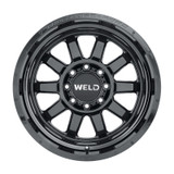 Weld W16800098475 - Off-Road W168 20X10 Stealth 6X135 6X139.7 ET-18 BS4.75 Gloss Black 106.1