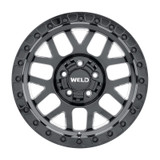 Weld W90279098450 - Off-Road W902 17X9.0 Cinch Beadlock 6X135 6X139.7 ET-12 BS4.50 Gloss Black MIL 106.1