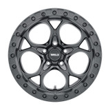 Weld W90179075450 - Off-Road W901 17X9.0 Ledge Beadlock 5X127 ET-12 BS4.50 Satin Black 71.5