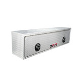 Westin 80-HTB60 - /Brute HD Top Sider 13in x 60in w/flip up Door - Aluminum