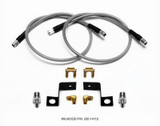 Wilwood 220-14111 - Flexline Kit 30 inch -3 3/8-24 IF 1/8 NPT 90 Degree