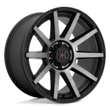 XD Wheels XD84721087412 - Xd847 Outbreak 20X10 Satin Black With Gray Tint